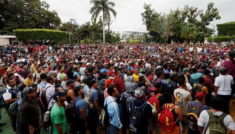 Migrantes hondureños buscan llegar a EE. UU. a cualquier costo. (Foto Prensa Libre: Hemeroteca) 