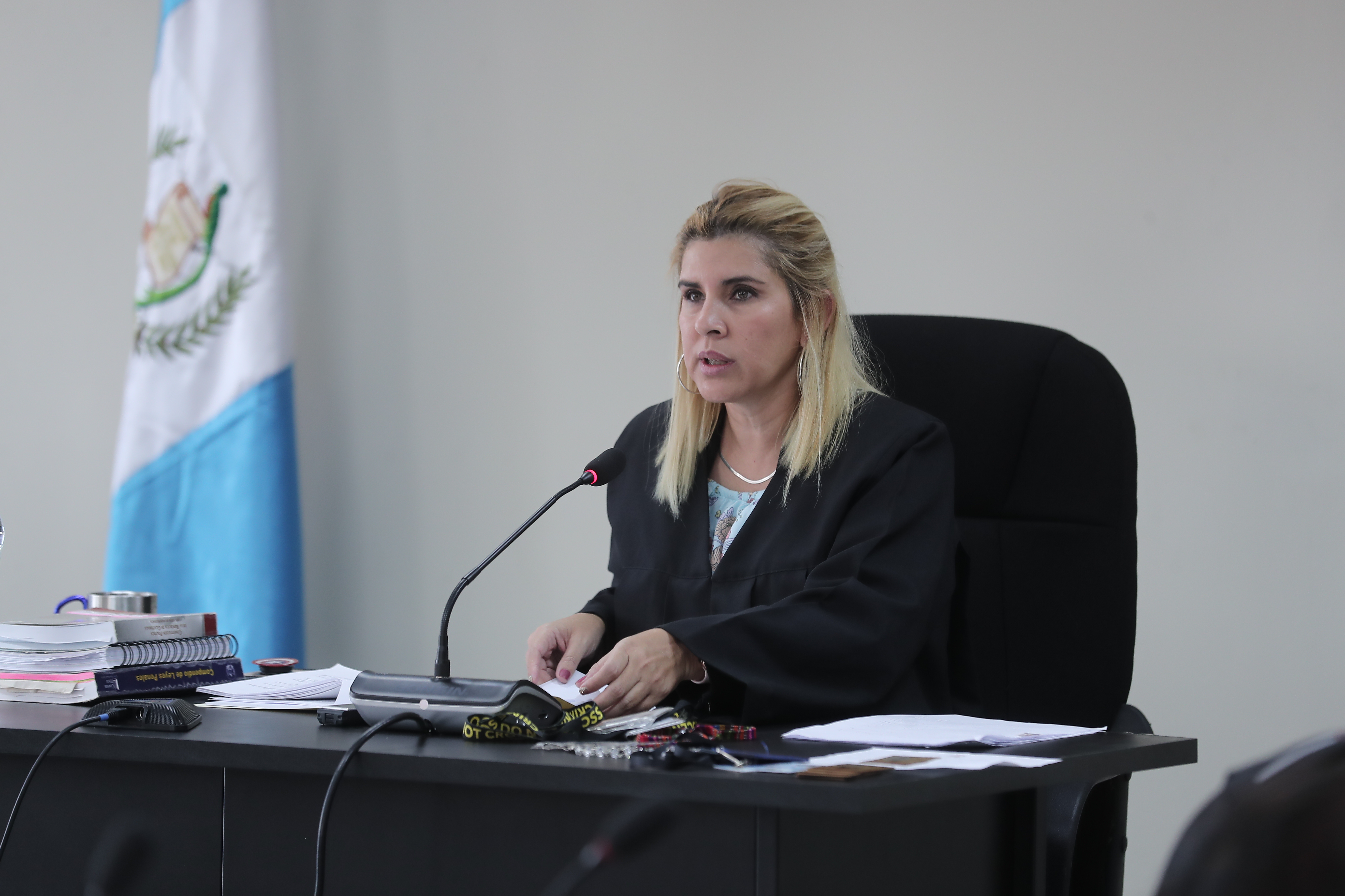 Jueza Eva Recinos, que estará a cargo del Juzgado de Mayor Riesgo B. (Foto Prensa Libre: HemerotecaPL)