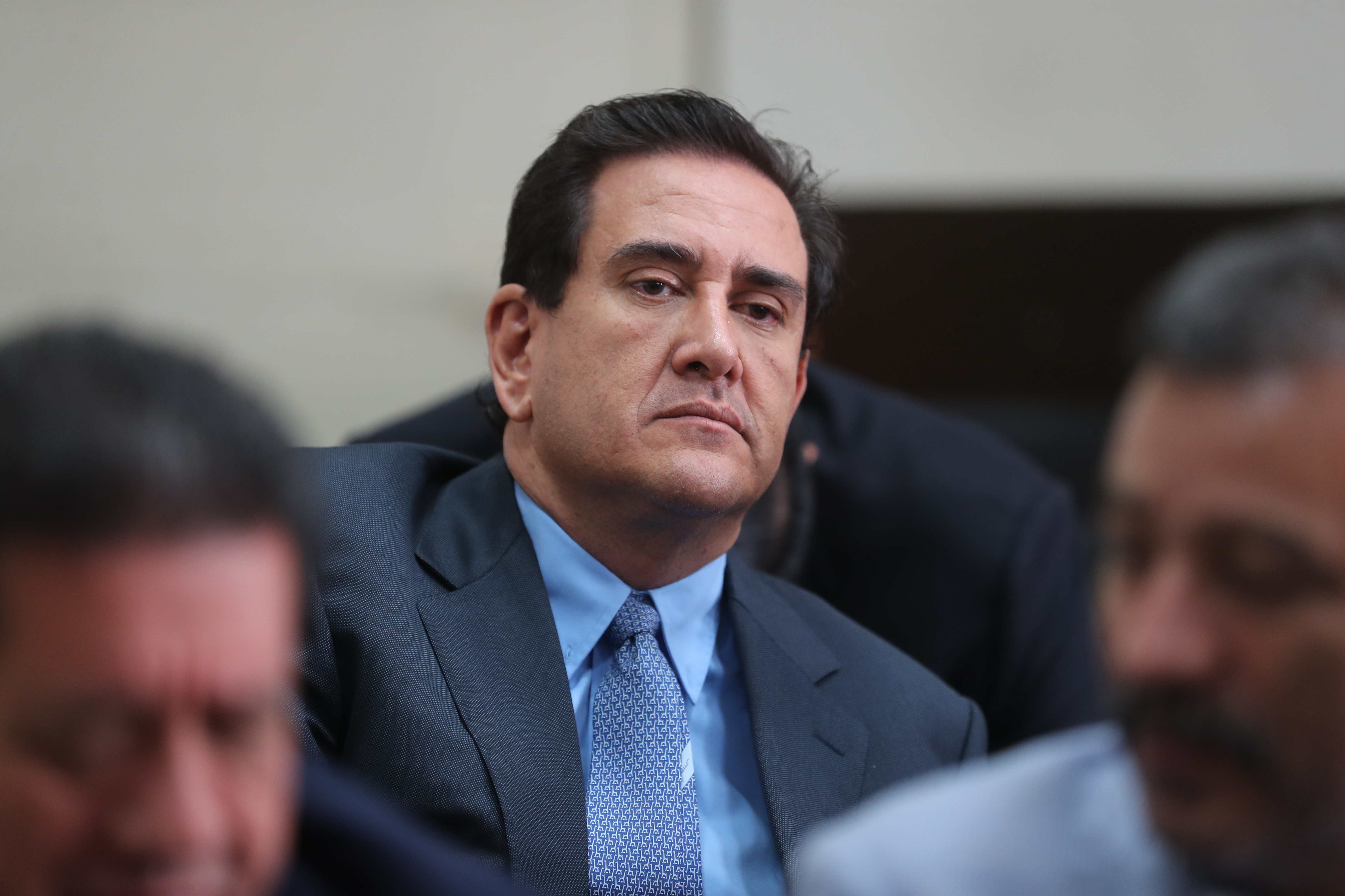 Gustavo Alejos durante una audencia en el Juzgado de Mayor Riesgo A. (Foto Prensa Libre: Hemeroteca).