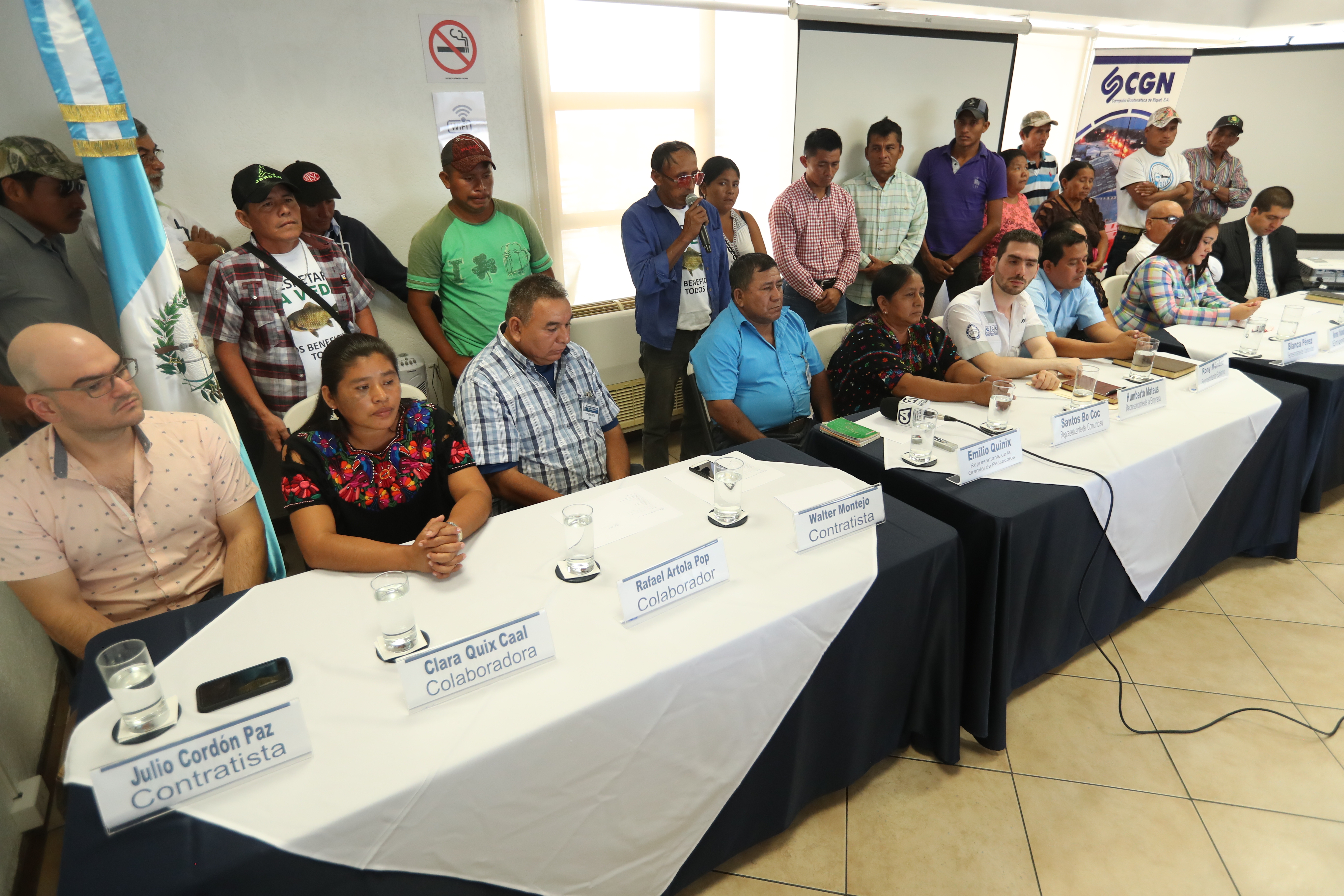 Al menos 11 sectores serán impactados por el cierre temporal de la mina Fénix en El Estor, Izabal. (Foto Prensa Libre: Esbin García)