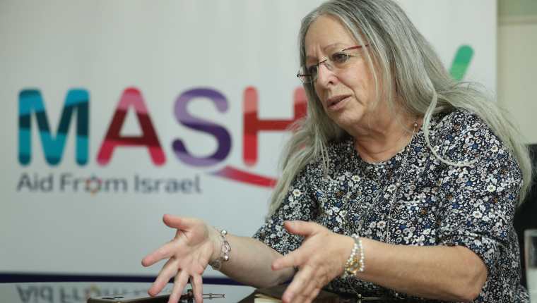 Judith Rosenthal,  directora del Centro de Capacitación Internacional "A Ofri "MASHAV"  Agencia de Cooperación Internacional del Ministerio Relaciones Exteriores de Israel. (Foto Prensa Libre: Esbin García)