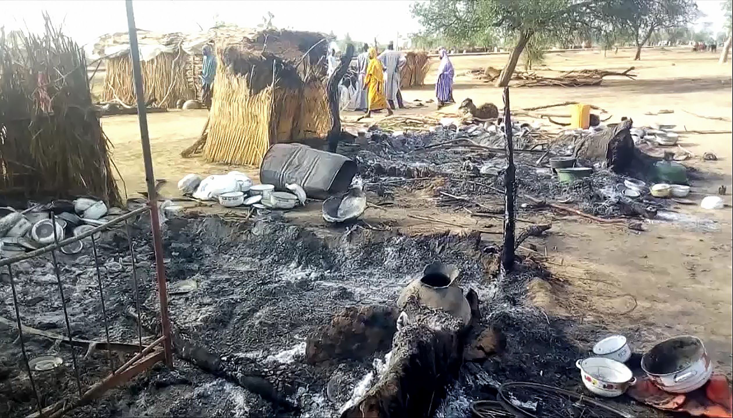 Los terroristas de Boko Haram devastaron un pueblo en Maiduguri. (Foto Prensa Libre: AFP)