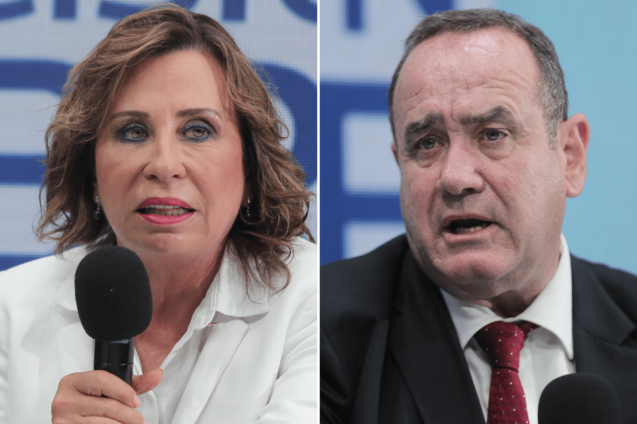Sandra Torres y Alejandro Giammattei buscan ganar la Presidencia en los comicios del 11 de agosto del 2019.  (Foto Prensa Libre. Hemeroteca PL)