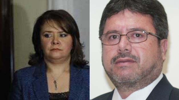 Subillaga y Bracamonte furon funcionarios del Partido Patriota del 2012 al 2015. (Foto Prensa Libre)