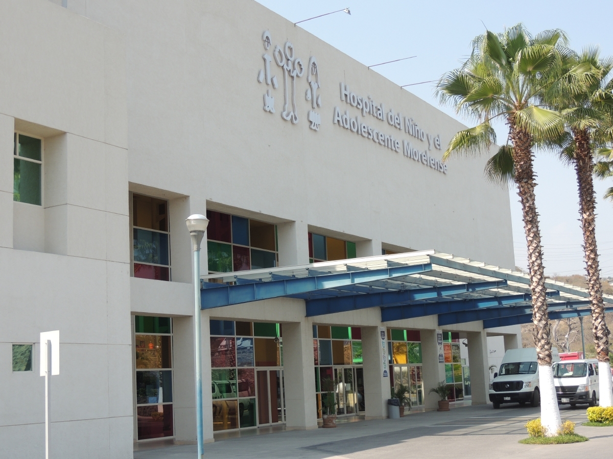 Fachada del Hospital del Niño Morelense (HNM). (Foto Prensa Libre: La Unión de Morelos).

