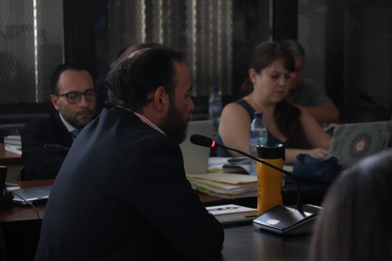 Juan Arturo Jegerlehner Morales, colaborador eficaz, condenado por el caso Construcción y corrupción fase dos y concuño de Alejandro Sinibaldi, declaró en el juicio del caso Odebrecht. (Foto Prensa Libre: Noé Medina)