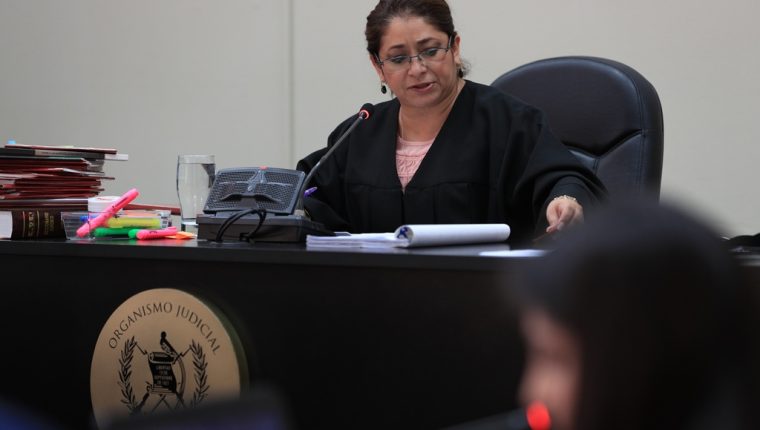 Claudette Domínguez, jueza del Juzgado de mayor Riesgo A. (Foto Prensa Libre: Hemeroteca)