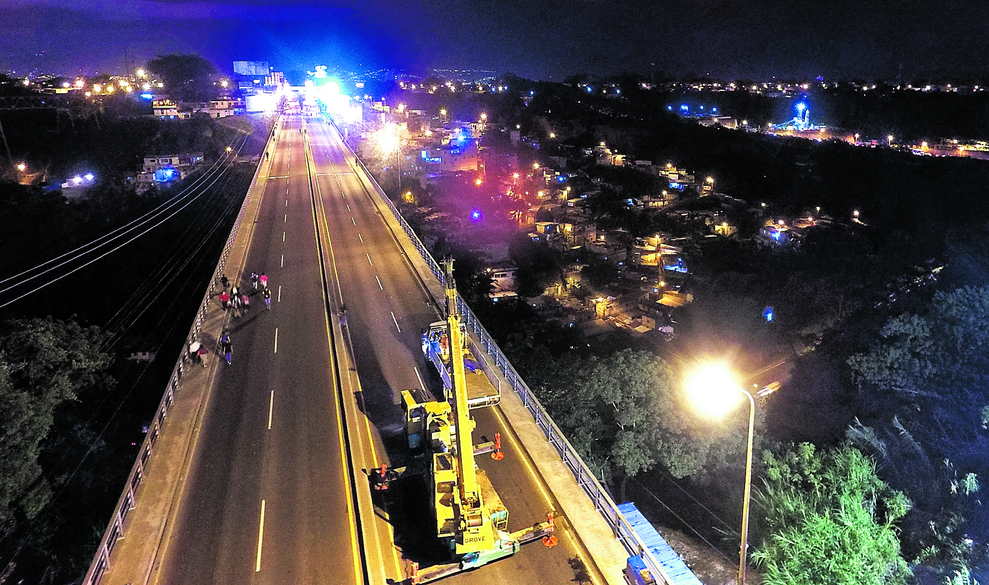 Los trabajos en el puente Belice continuarán este fin de semana.(Foto Prensa Libre: Hemeroteca PL)