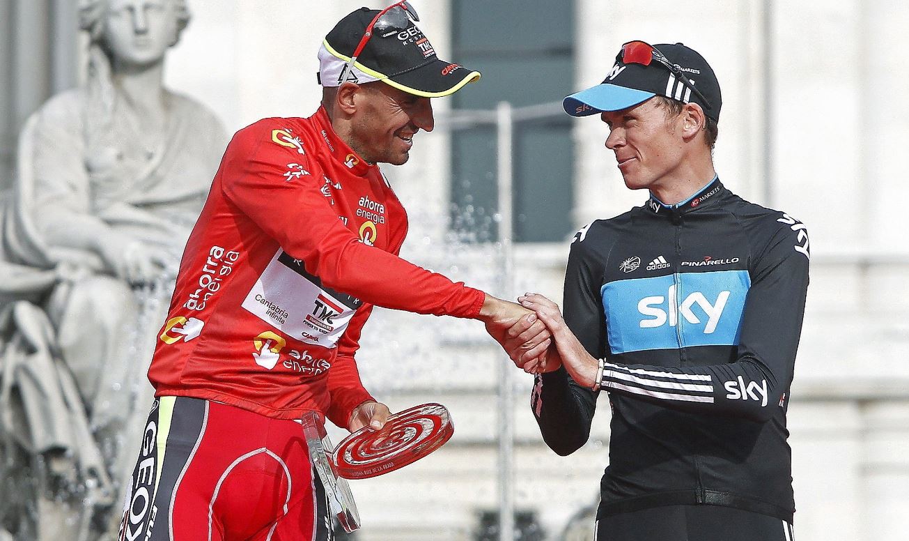 Christopher Froome fue declarado ganador de la Vuelta a España del 2011, tras el caso de dopaje del español Juan José Cobo. (Foto Prensa Libre: EFE).