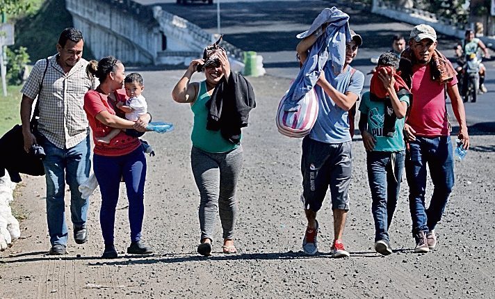 Miles de migrantes pasan por Guatemala en busca de llegar a Estados Unidos. (Foto Prensa Libre: Hemeroteca PL)