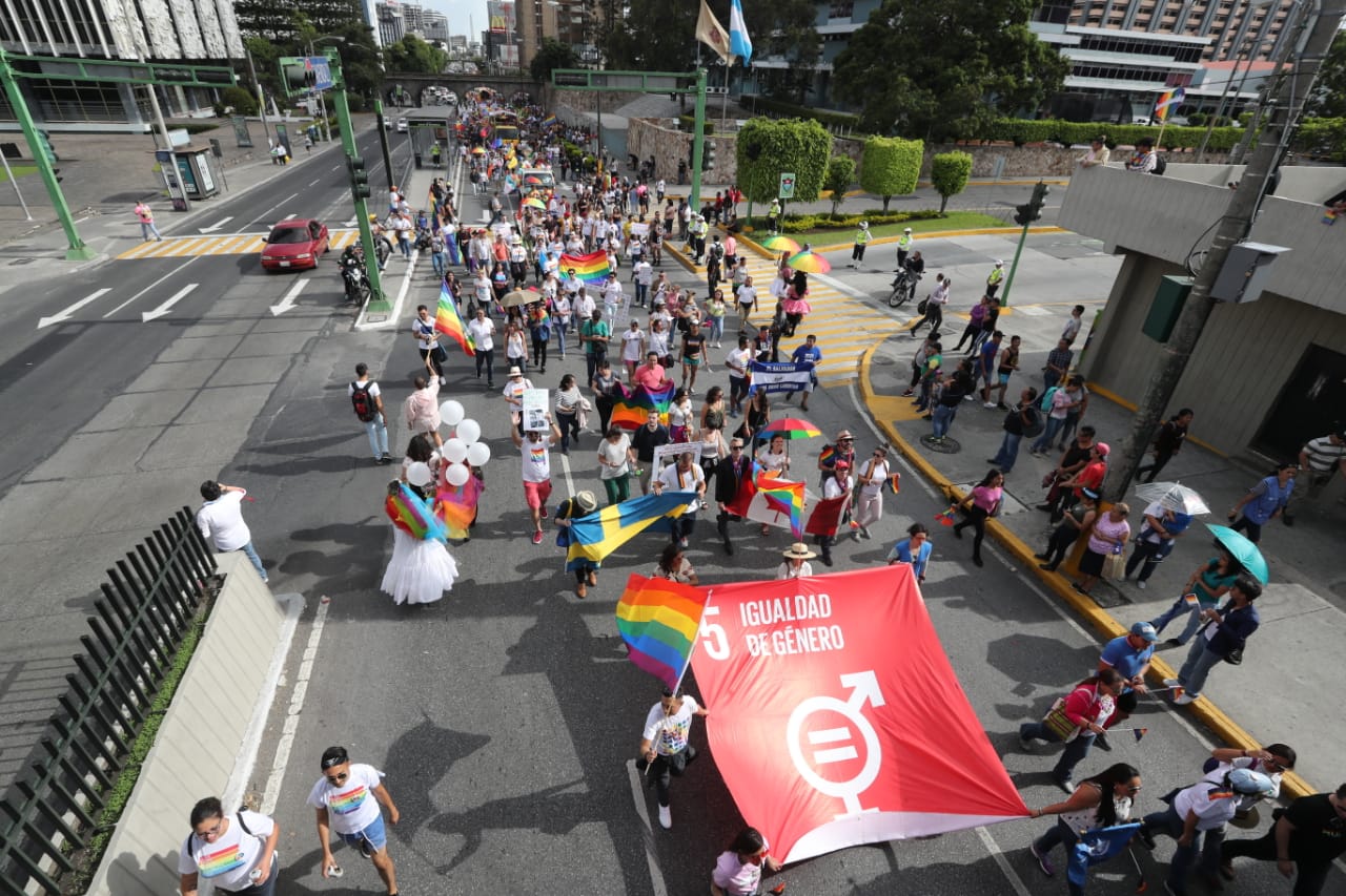 Guatemala celebra la diversidad para vencer al odio. (Foto Prensa Libre: Óscar Rivas)