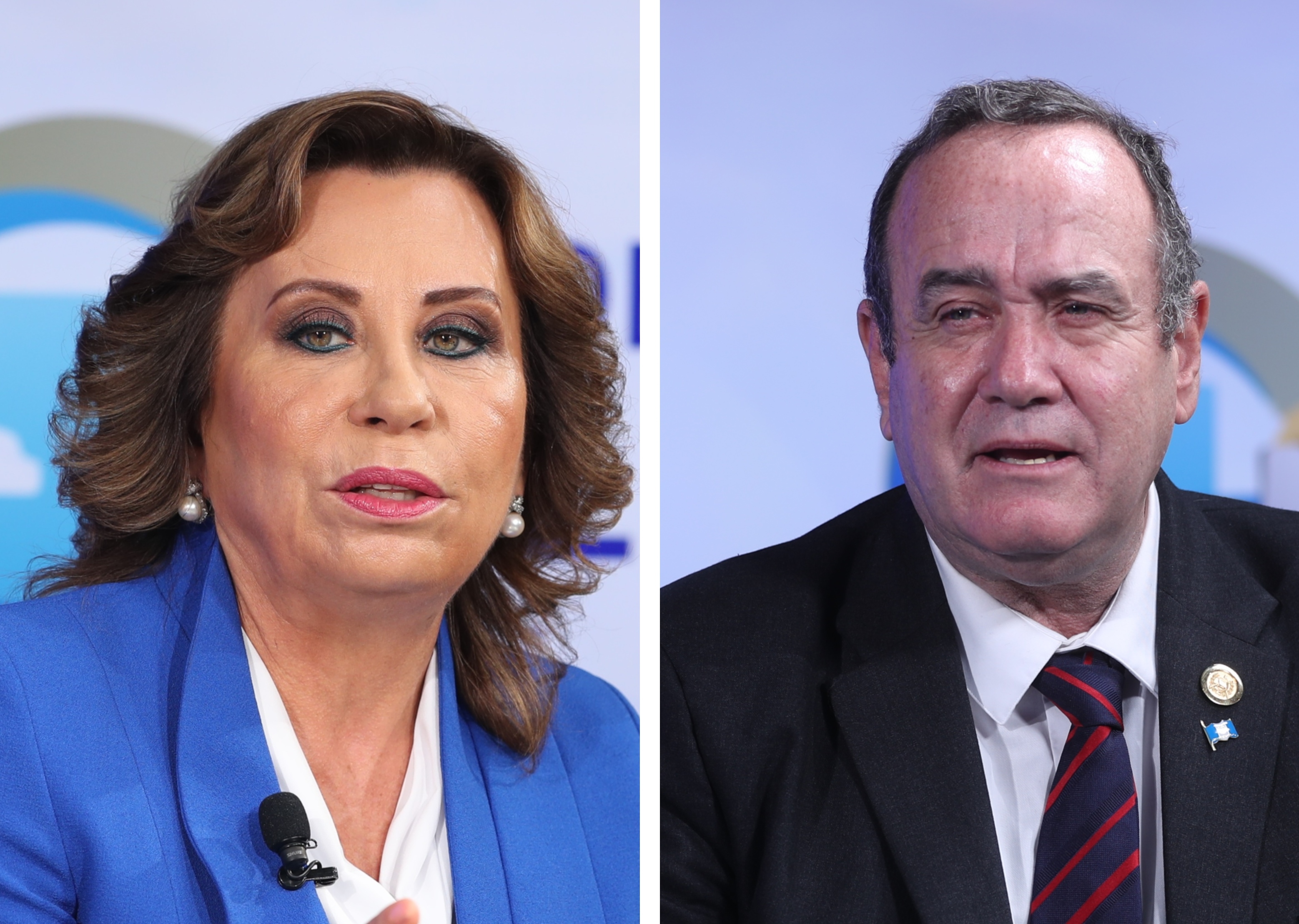 Sandra Torres obtuvo 25.53% de votos y  Alejandro Giammattei 13.96% en la primera vuelta. (Foto Prensa Libre: Hemeroteca PL)