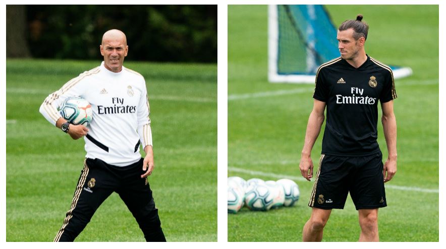 Zinedine Zidane anuncia la salida de  Gareth Bale del Real Madrid. (Foto Prensa Libre: EFE)