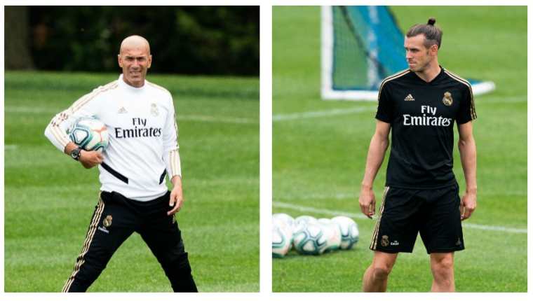 Zinedine Zidane anuncia la salida de  Gareth Bale del Real Madrid. (Foto Prensa Libre: EFE)