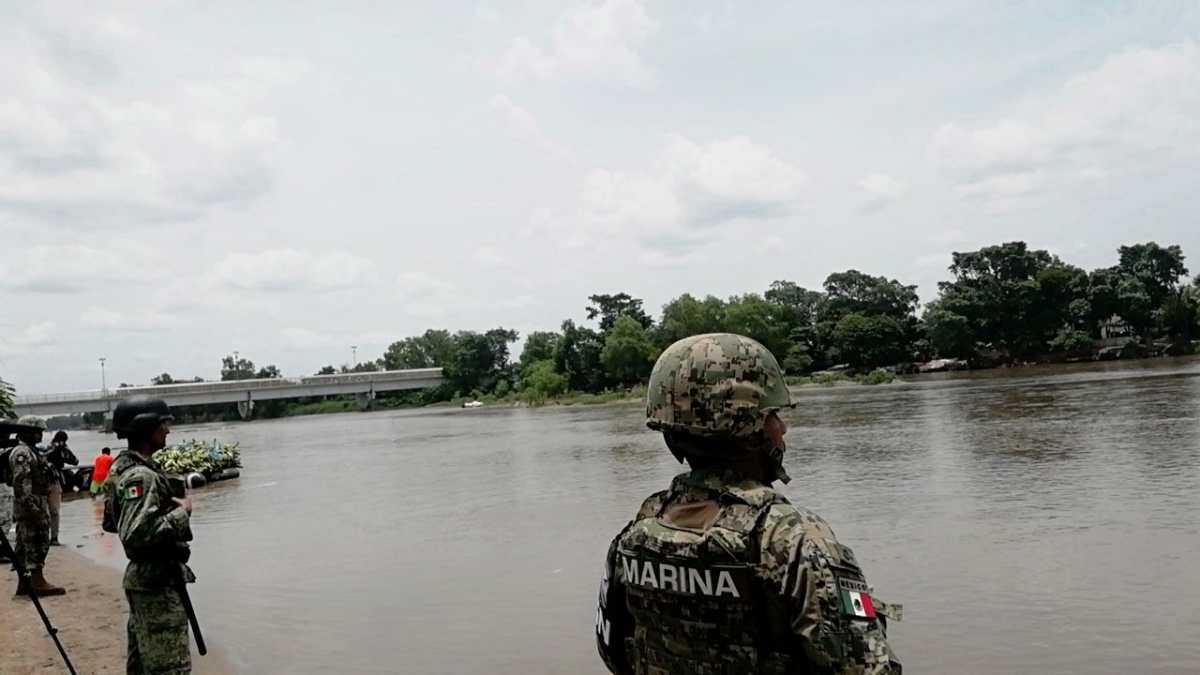 Video | 6 mil soldados de la Guardia Nacional mexicana se instalan en la frontera con Guatemala para frenar migración