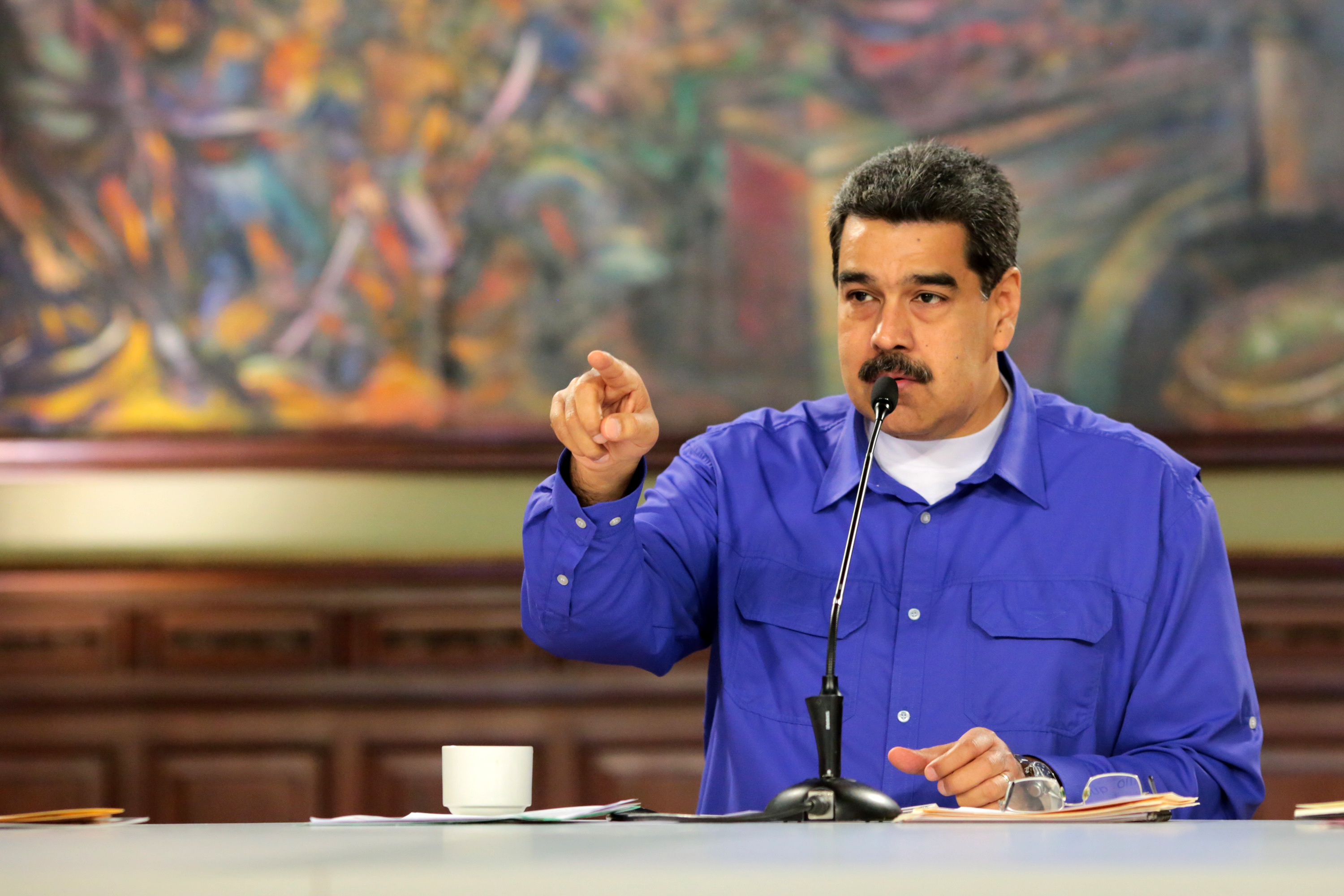 Nicolás Maduro, Presidente de Venezuela se refirió a los acercamientos que tiene su gobierno con el de Estados Unidos. (Foto Prensa Libre: AFP) 