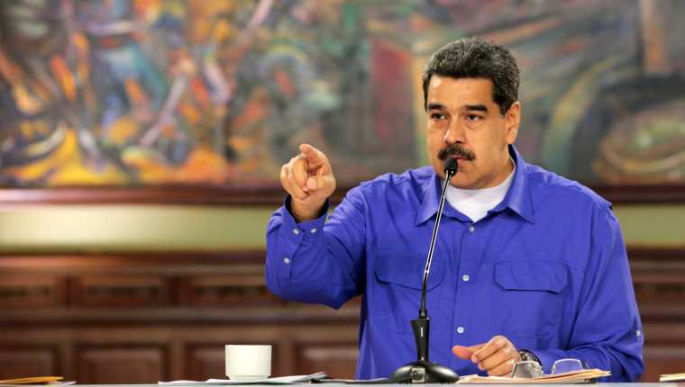 Nicolás Maduro, Presidente de Venezuela se refirió a los acercamientos que tiene su gobierno con el de Estados Unidos. (Foto Prensa Libre: AFP) 
