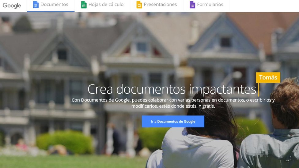 Google Docs es la alternativa de Google al tradicional office de Microsoft. (Foto Prensa Libre: BBC)