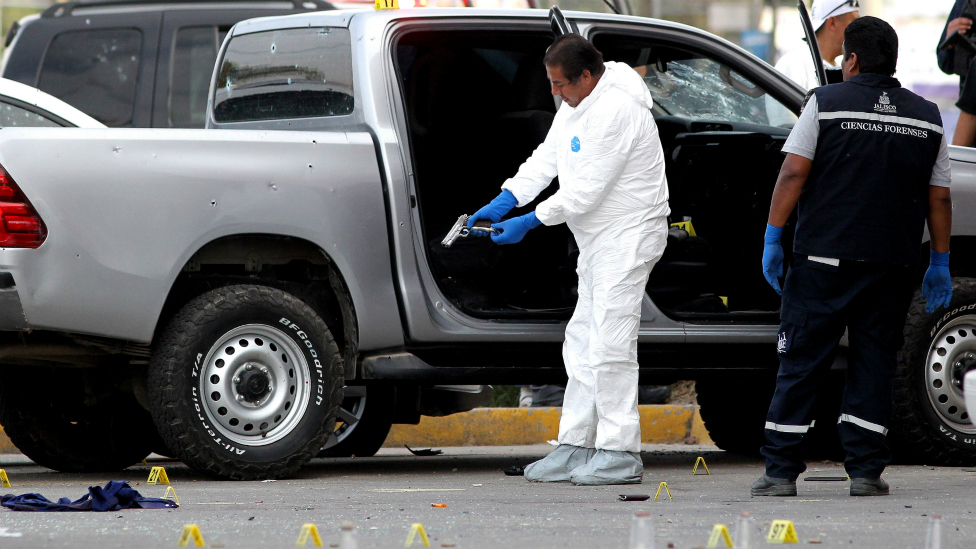 Más de 10 mil personas fueron asesinadas con armas de fuego de EE. UU. este año en México. AFP