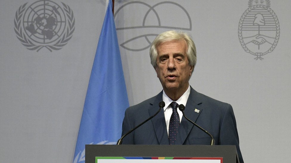 El presidente de Uruguay, Tabaré Vázquez, tiene 79 años. Foto:AFP
