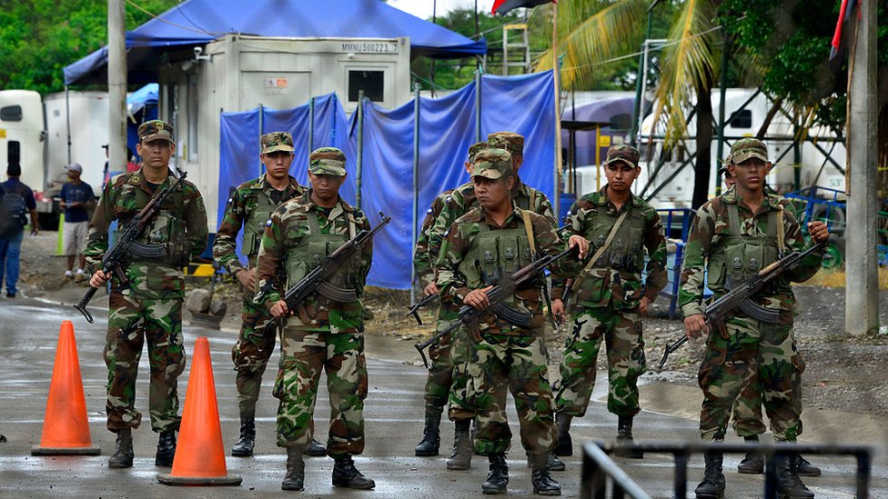Testigos aseguran que personas con el uniforme del ejército de Nicaragua cruzaron la frontera con Costa Rica Foto:AFP