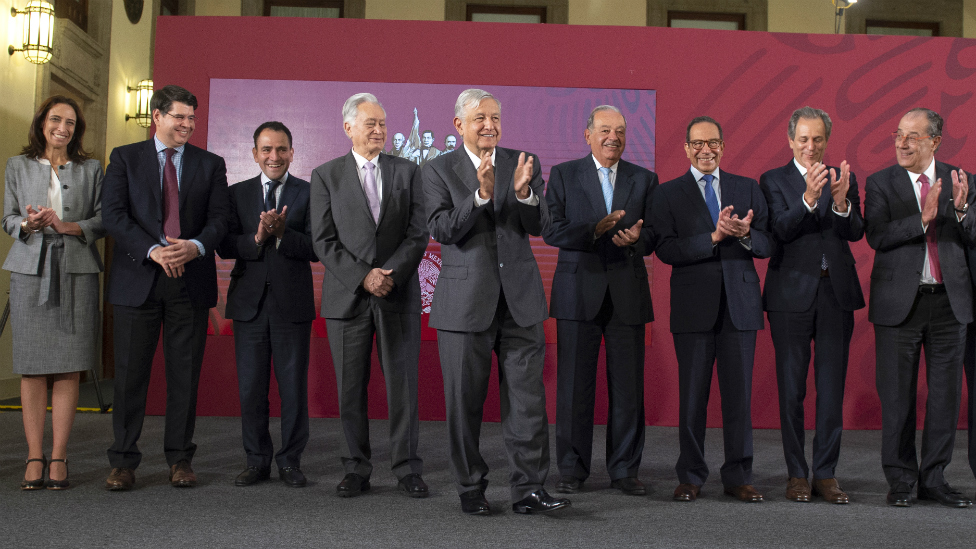 Carlos Slim respaldó al presidente López Obrador.