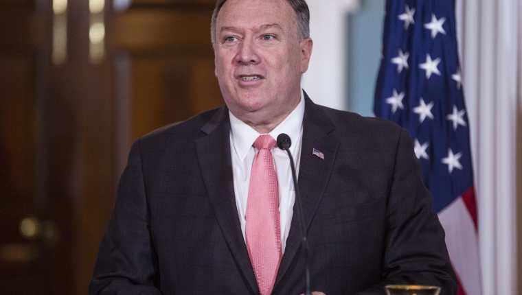Mike Pompeo, secretario de Estado de Estados Unidos. (Foto Prensa Libre: Hemeroteca PL)