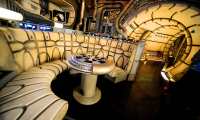 ORLANDO, FLORIDA - AUGUST 27: General view of the Millennium Falcon: Smugglers Run ride at the Star Wars: Galaxy's Edge Walt Disney World Resort Opening at Disneys Hollywood Studios on August 27, 2019 in Orlando, Florida.   Gerardo Mora/Getty Images/AFP
== FOR NEWSPAPERS, INTERNET, TELCOS & TELEVISION USE ONLY ==