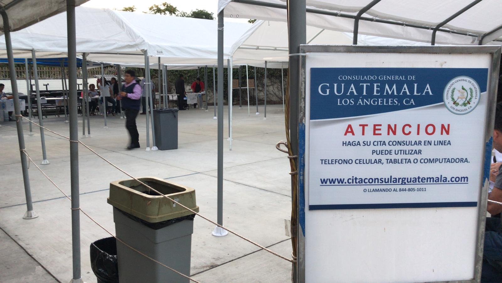 La afluencia de votantes en el consulado General de Guatemala fue escasa en 2019. (Foto Prensa Libre: Hemeroteca PL)