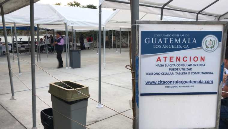 La afluencia de votantes en el consulado General de Guatemala fue escasa en 2019. (Foto Prensa Libre: Marco López)