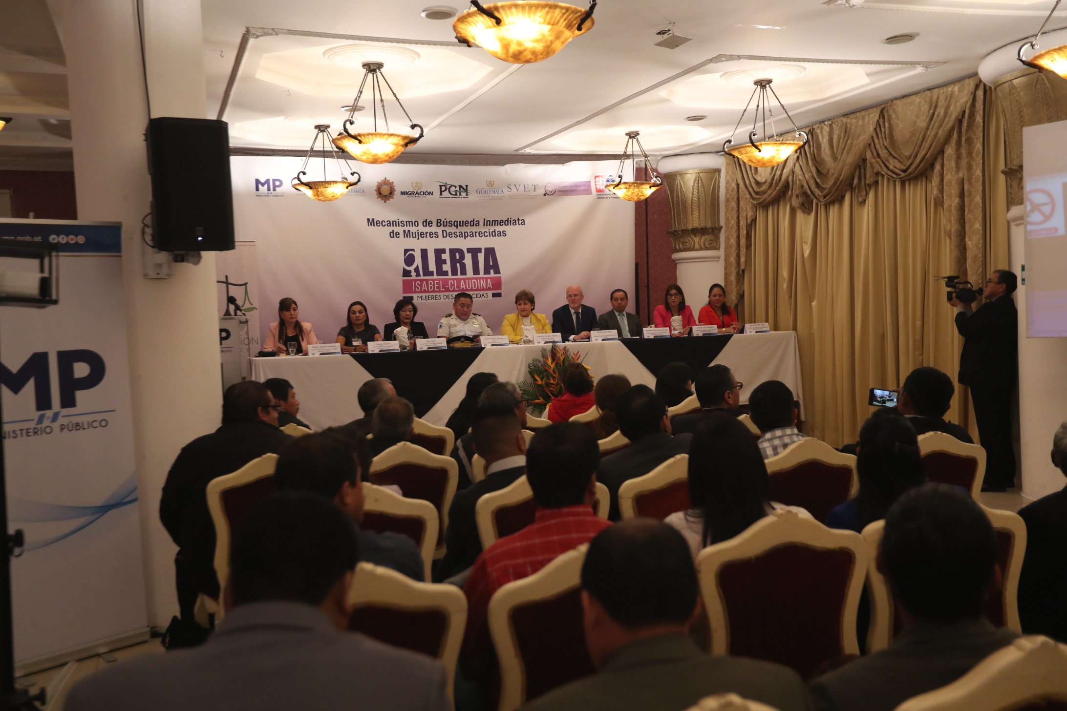 Este mes la Alerta Isabel-Claudina cumplió un año y entonces se divulgo en Quetzaltenango. (Foto Prensa Libre: María Longo) 