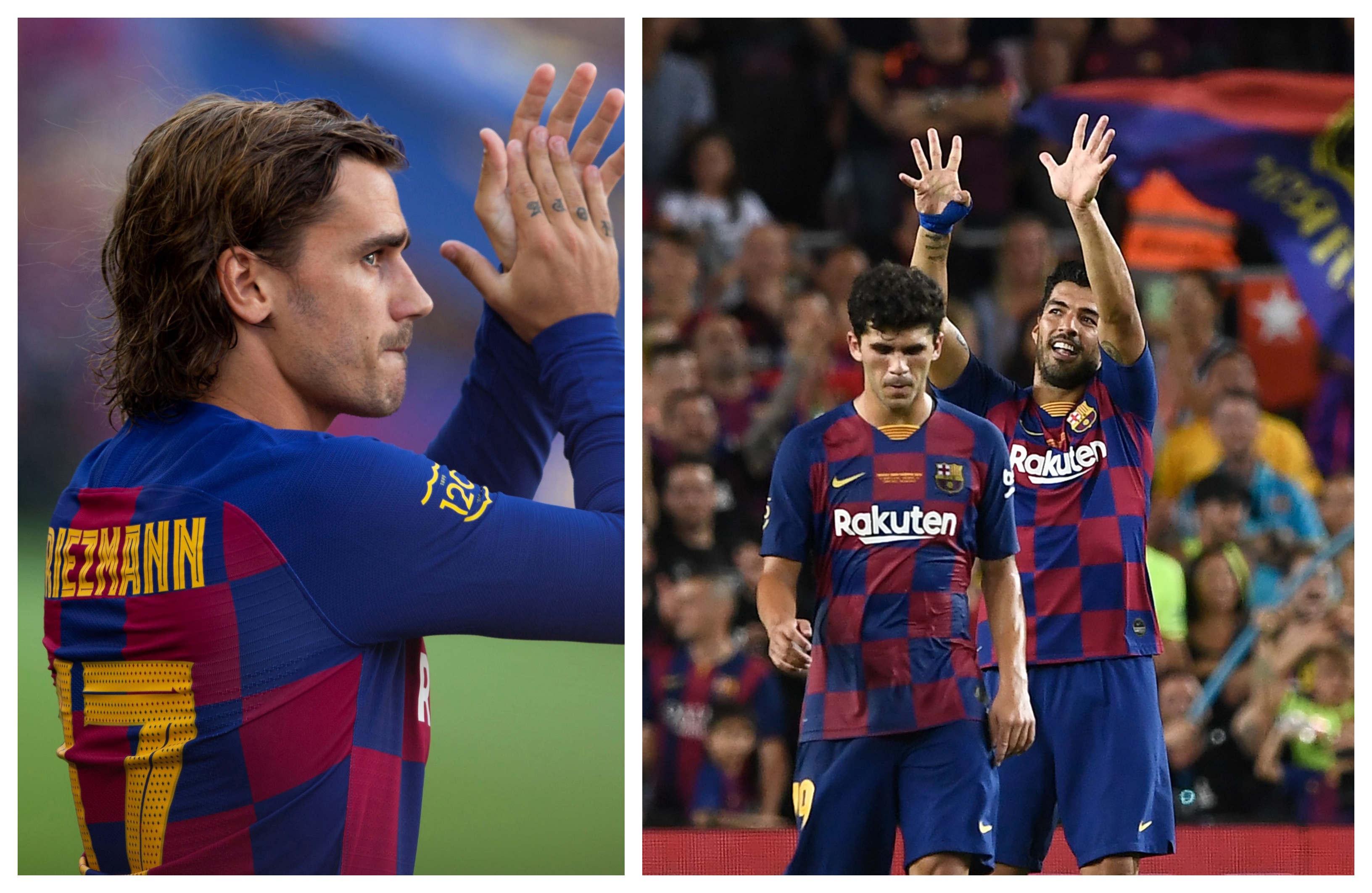 Los jugadores del Barcelona celebraron. (Foto Prensa Libre: EFE y AFP)