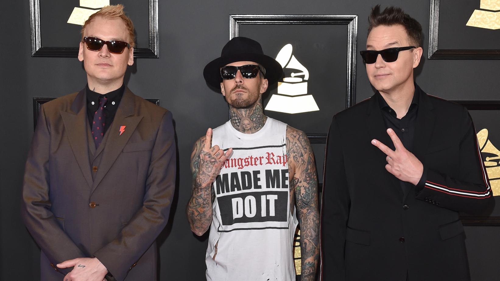 Entre las múltiples personas que presenciaron el tiroteo o estuvieron cerca del lugar están los integrantes de Blink-182, una popular banda estadounidense formada en la década de 1990. (Foto Prensa Libre: AP)