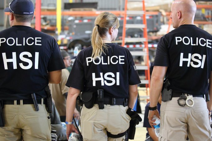 Con 680 arrestos, la de esta semana fue la redada más grande de ICE en un solo estado. (Foto Prensa Libre: ICE)