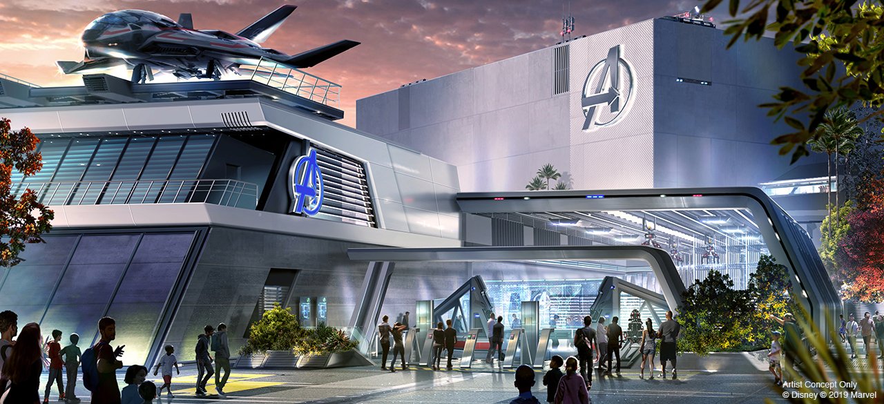 Esta es una de las imágenes con las que Disney anunció que los Avengers estarán presentes en tres de sus parques. (Foto Prensa Libre: Disney)