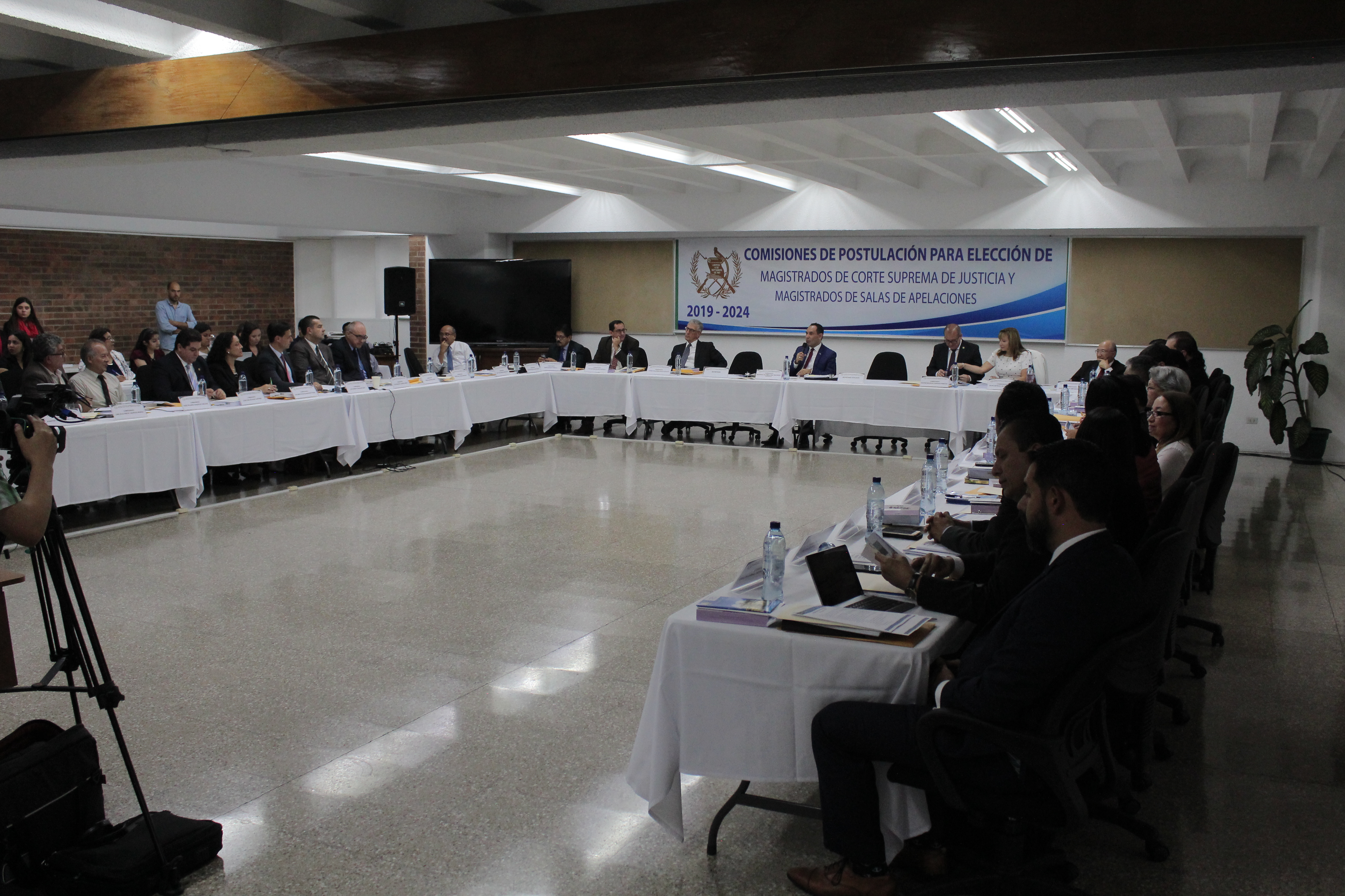 Una de las sesiones de la Comisión de Postulación de Apelaciones. (Foto Prensa Libre: Hemeroteca PL)