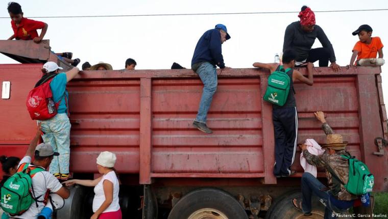 Muchos migrantes atraviesan México en condiciones peligrosas. (Foto Prensa Libre: Hemeroteca PL).