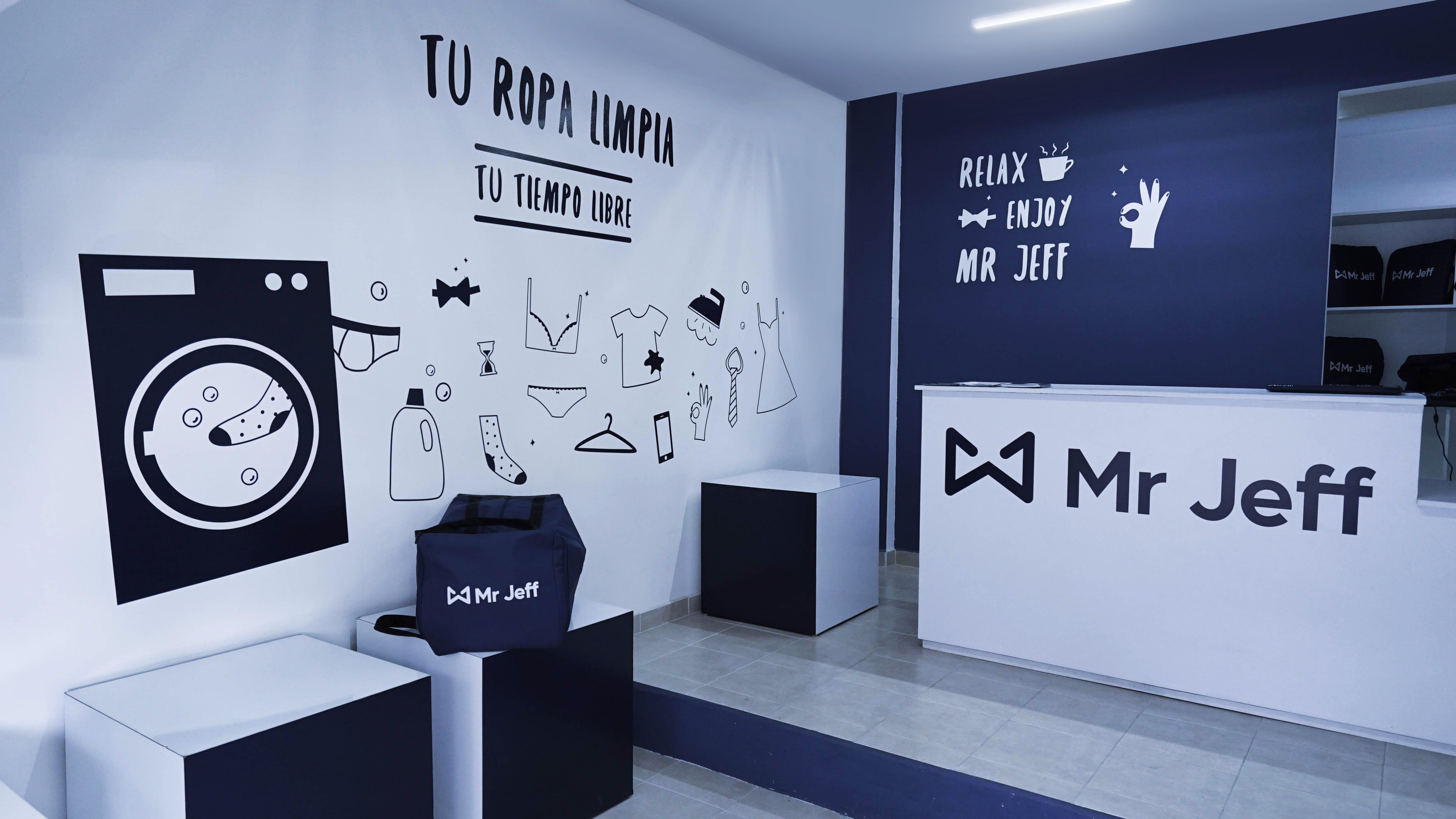 Así luce un punto Mr. Jeff, el costo de una franquicia en Guatemala es de Q200 mil aproximadamente. (Foto Prensa Libre: cortesía Mr. Jeff)