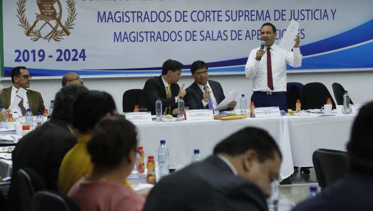 Reunión de la Comisión de Postulación para  magistrados de salas de Apelaciones. (Foto Prensa Libre: Hemeroteca PL)