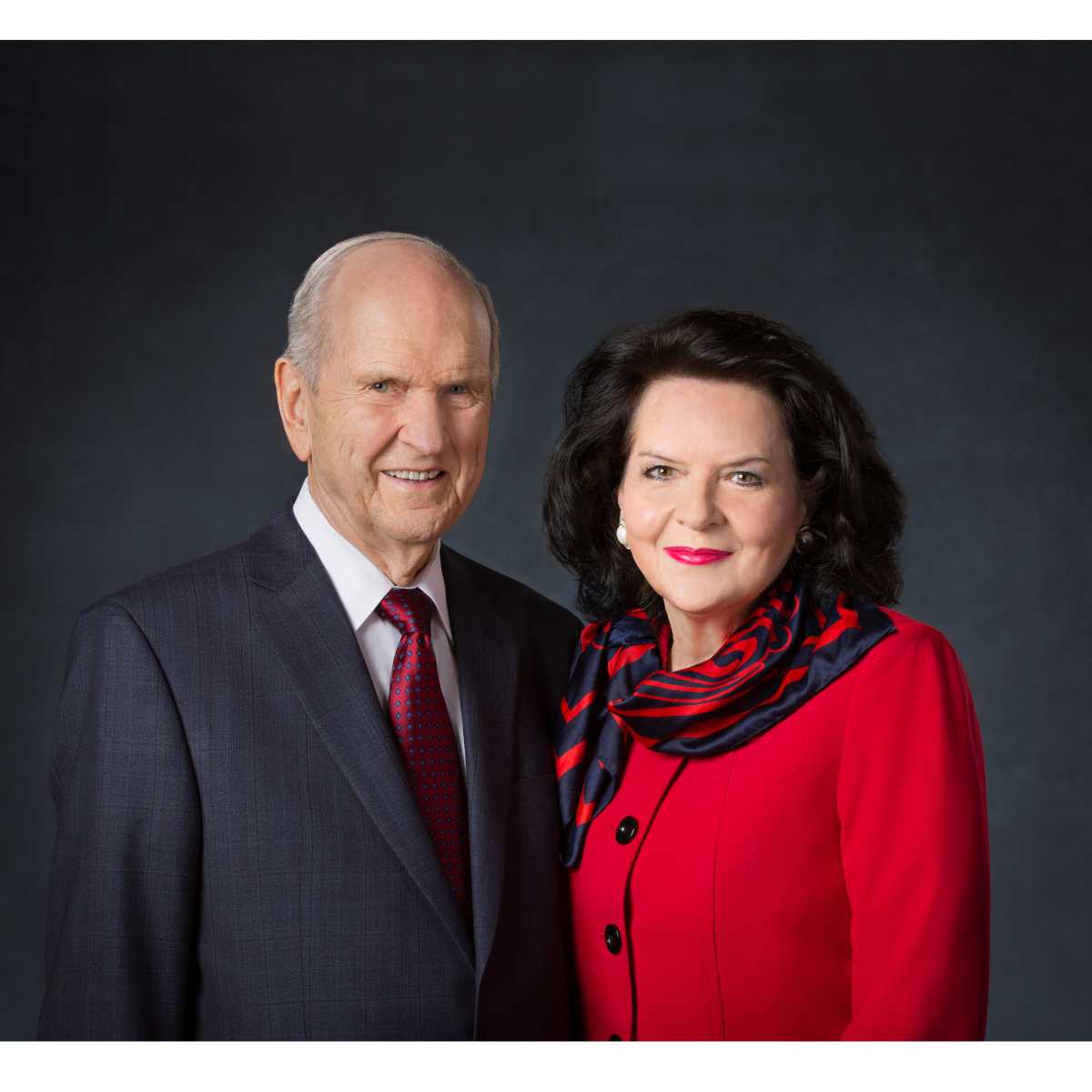 Russell M. Nelson, presidente  de La Iglesia de Jesucristo de los Santos de los Últimos Días y su esposa Wendy. (Foto Prensa Libre)