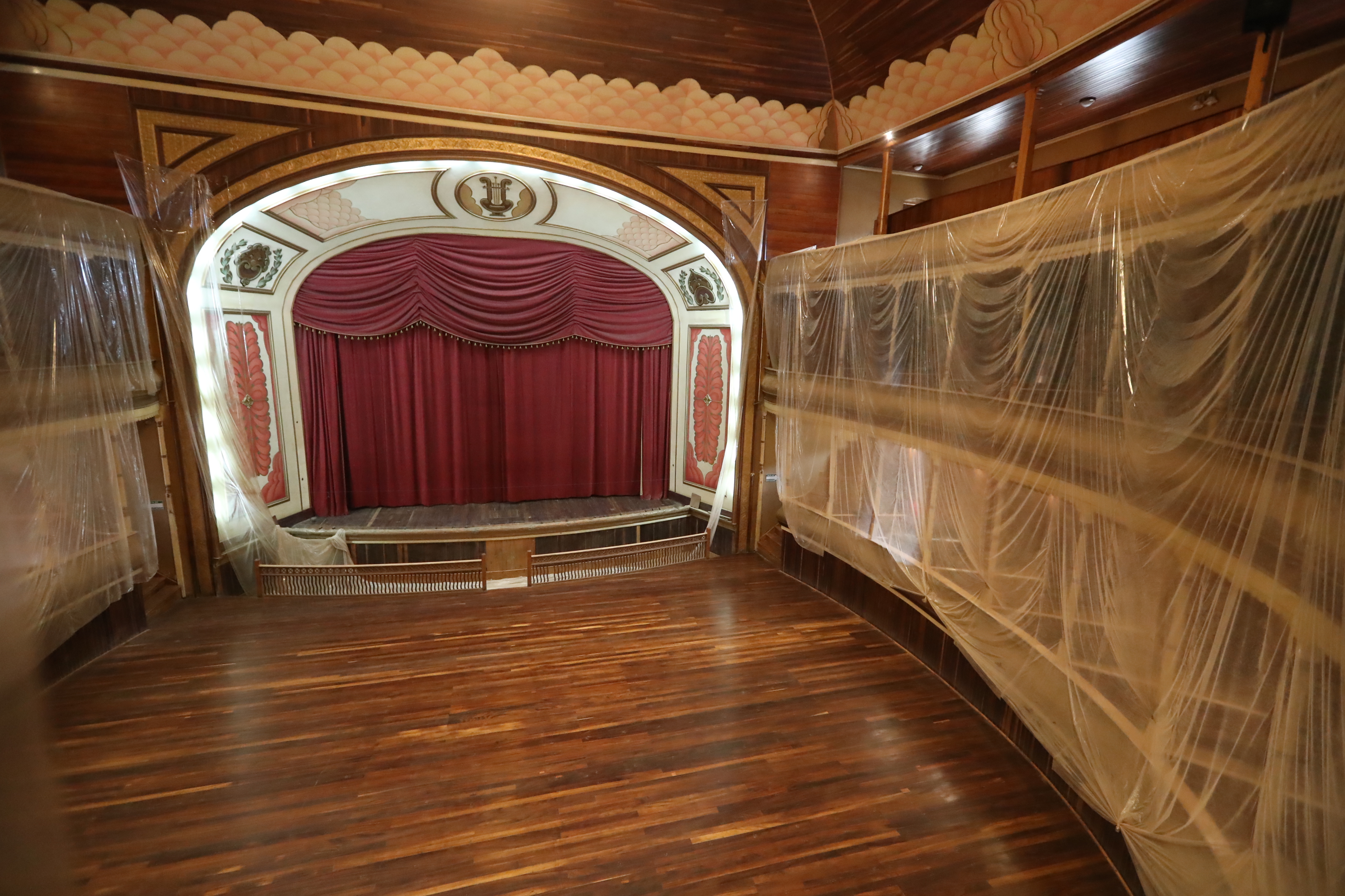 En los últimos meses el Teatro Municipal de Quetzaltenango está en un proceso de restauración. (Foto Prensa Libre: Archivo) 