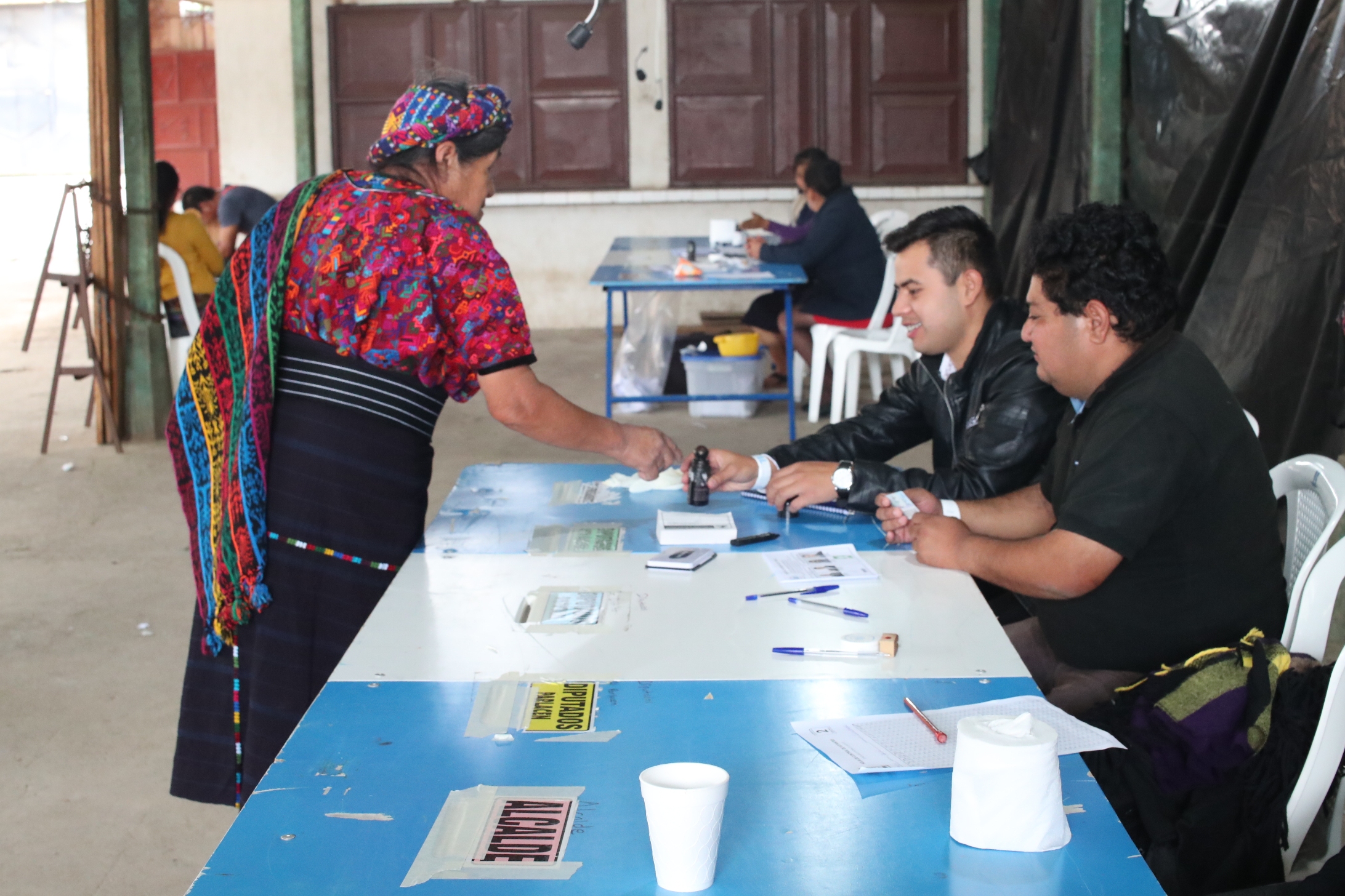 De los 446 mil 884 empadronados, acudieron a votar 174 mil 508. (Foto Prensa Libre: María Longo) 