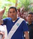 Jimmy Morales ejerció su voto durante la segunda vuelta de las elecciones presidenciales Guatemala 2019. (Foto Prensa Libre: Óscar Rivas) 