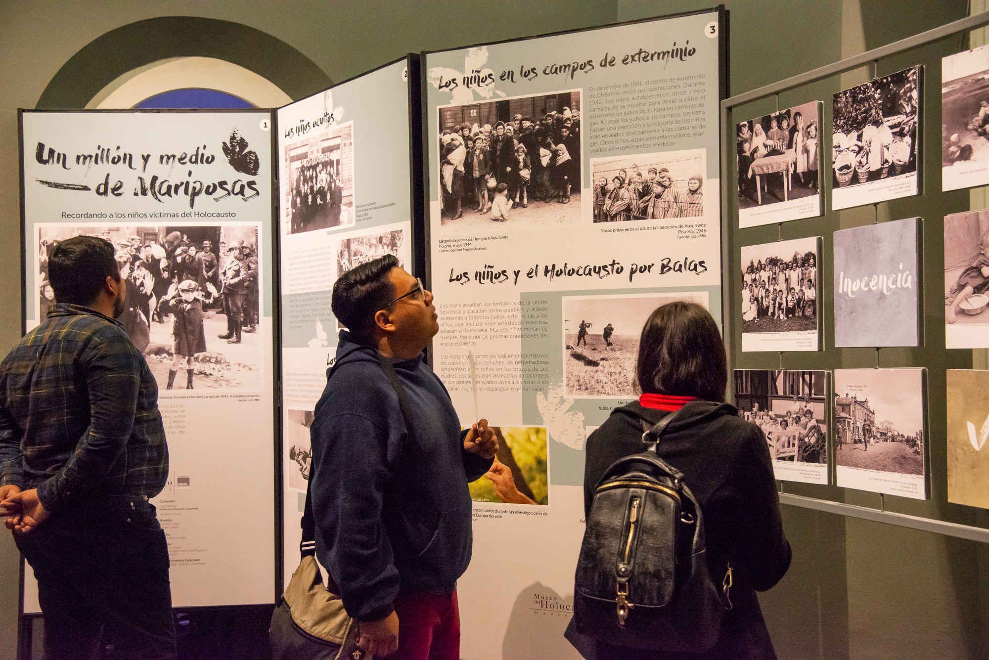 Se estima que un millón y medio de niños fueron asesinados durante el genocidio nazi. (Foto Prensa Libre: Museo del Holocausto en Guatemala)