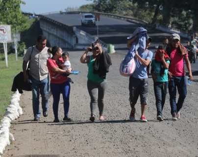 Ocho de cada 10 migrantes detenidos la semana pasada en Guatemala eran hondureños y salvadoreños