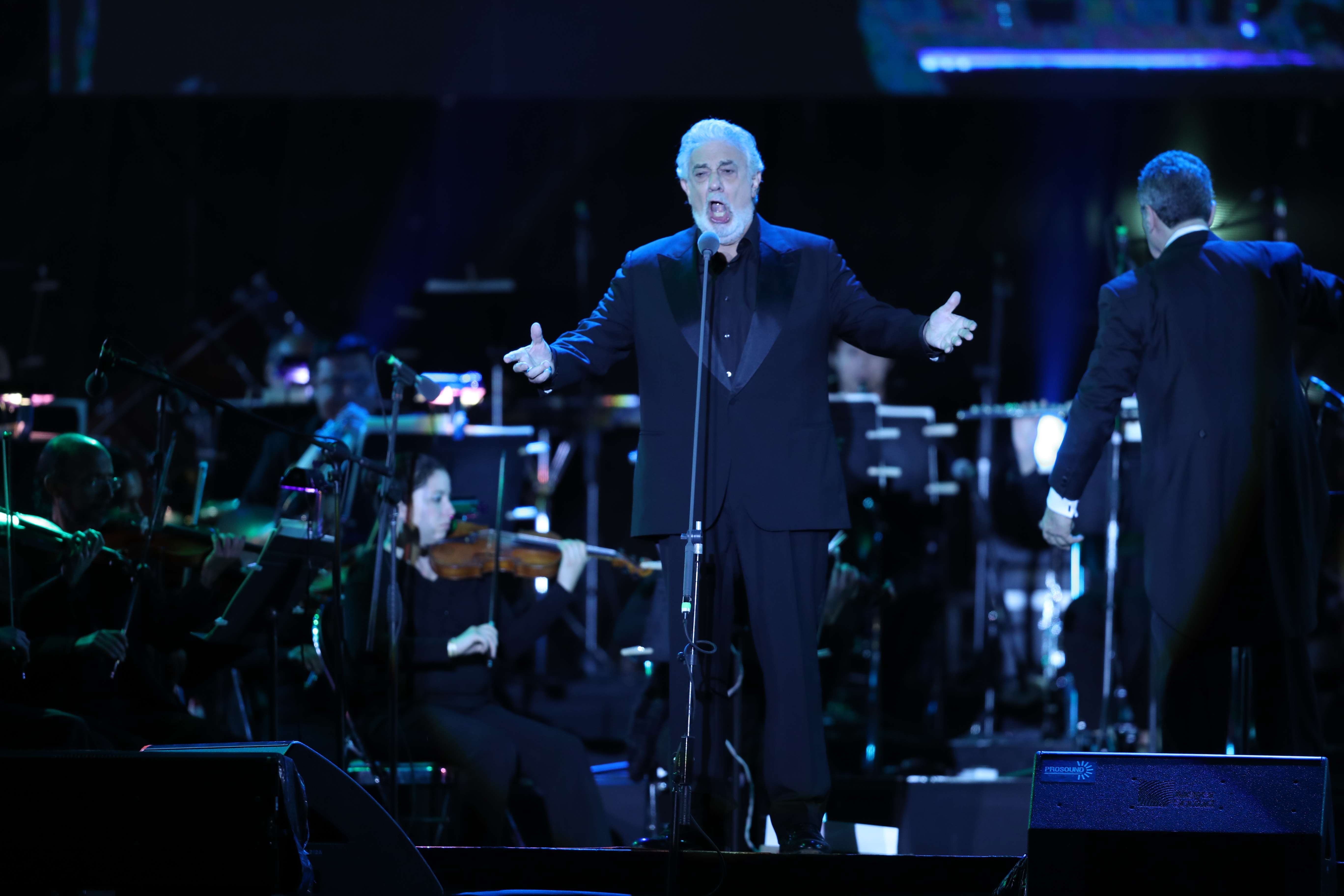 En mayo de 2018, el tenor español Plácido Domingo se presentó en Guatemala. (Foto Prensa Libre: Keneth Cruz)
