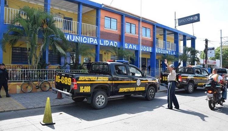 Fachada de la municipalidad de Puerto San José, Escuintla. (Foto Prensa Libre: Hemeroteca PL)