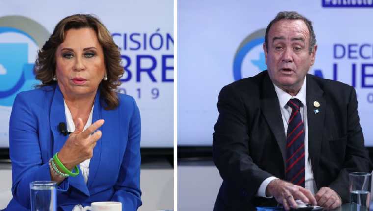 Torres y Giammattei competirán en la segunda vuelta electoral el 11 de agosto. (Fotos Prensa Libre: Hemeroteca PL)