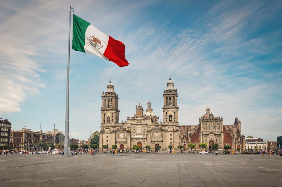 En la Ciudad de México el Zócalo es la Plaza de la Constitución. (Foto Prensa Libre: Getty Images)