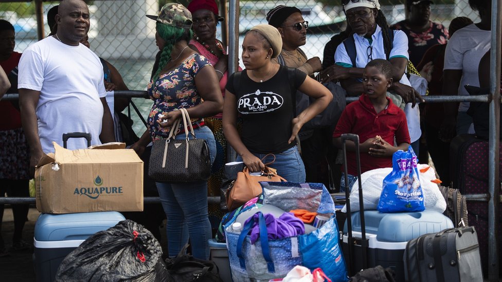 Cerca de 4.500 personas han sido evacuadas a Nassau, la capital de Bahamas. Foto:AFP
